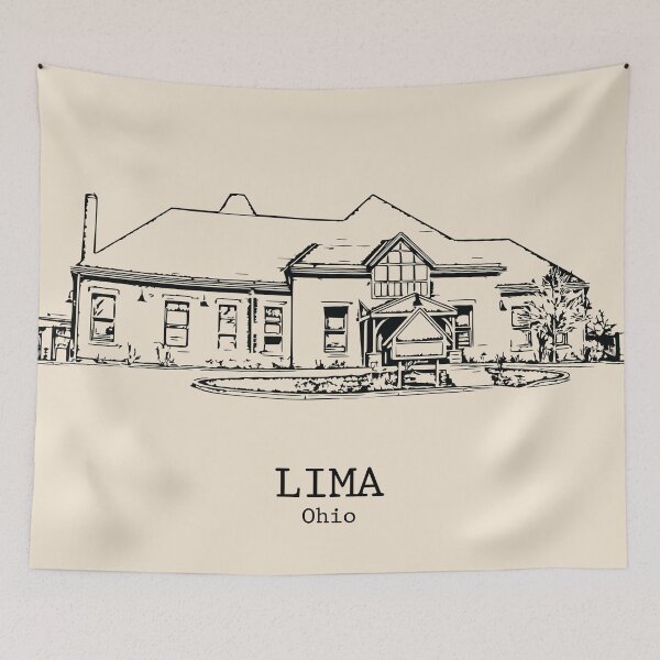 Item preview, Lima, Ohio designed and sold by Lakeric Cityscapes.