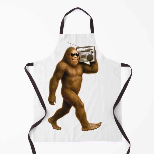 Artikelvorschau, Witziger Sasquatch im Stil der 80er-Jahre-Boombox – Retro-Bigfoot-Humor der 80er entworfen und verkauft von WilderRoads.