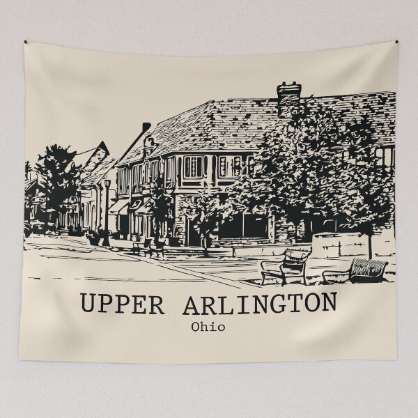 Artikelvorschau, Oberes Arlington – Ohio entworfen und verkauft von Lakeric Cityscapes.