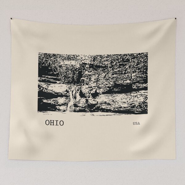 Artikelvorschau, Ohio USA entworfen und verkauft von Lakeric Cityscapes.