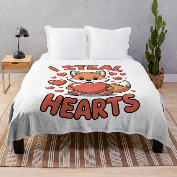 Item preview, I Steal Hearts – Cute Fox Valentine Shirt designed and sold by JaaCreativeShop.