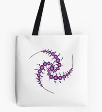 Triple Spiral Crop Circle Tote Bag