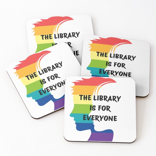 Item preview, The Library Is For Everyone Pride Equality designed and sold by WickedLibrary.