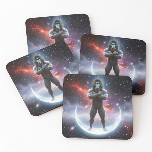 Item preview, Cosmic Mandrill - Selene designed and sold by Cosmic Zoo.