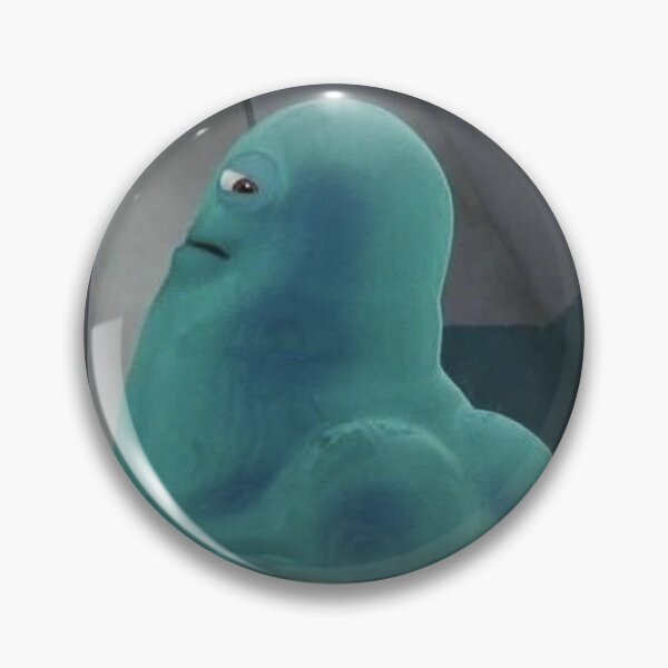 Item preview, Sad Blue Slime Blob – Cute Melancholy Goo Creature Art designed and sold by TooRareForThis.