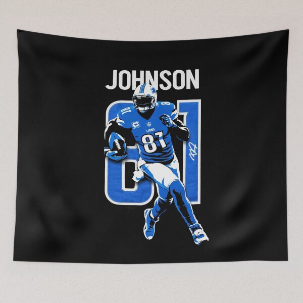Item preview, Calvin Johnson Lions #81 Minimalist Art designed and sold by TheArtOfCar.