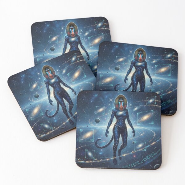 Item preview, Cosmic Mandrill - Sagan designed and sold by Cosmic Zoo.