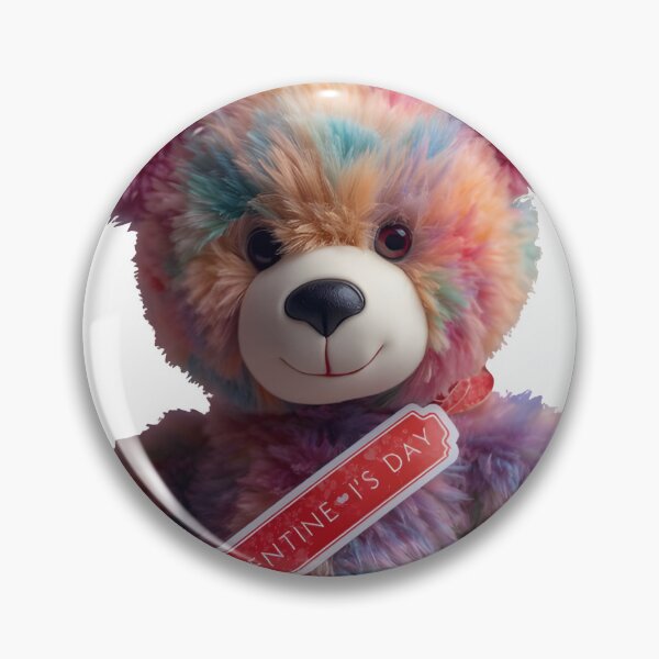 Item preview, Plush Valentine Teddy Bear Love Sticker designed and sold by Teewave-Ashish.