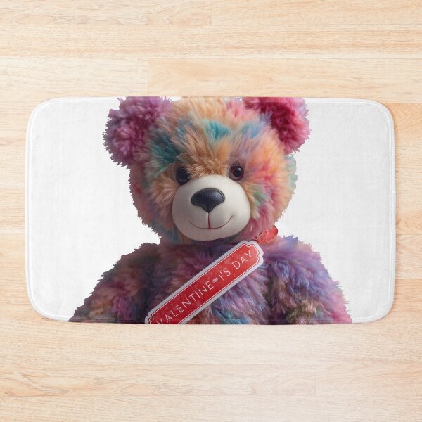 Item preview, Plush Valentine Teddy Bear Love Sticker designed and sold by Teewave-Ashish.