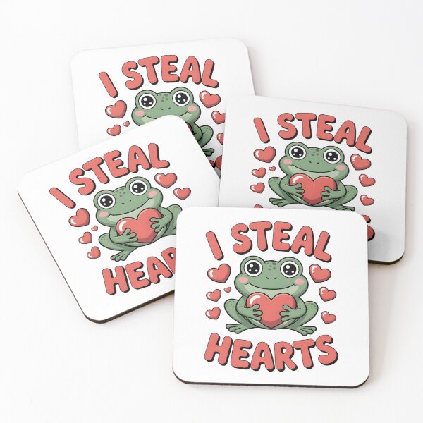 Item preview, I Steal Hearts – Cute Frog Valentine Shirt designed and sold by JaaCreativeShop.