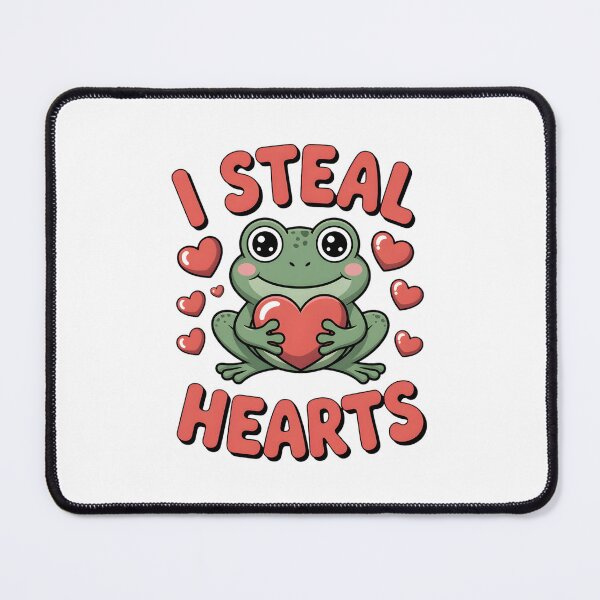 Item preview, I Steal Hearts – Cute Frog Valentine Shirt designed and sold by JaaCreativeShop.