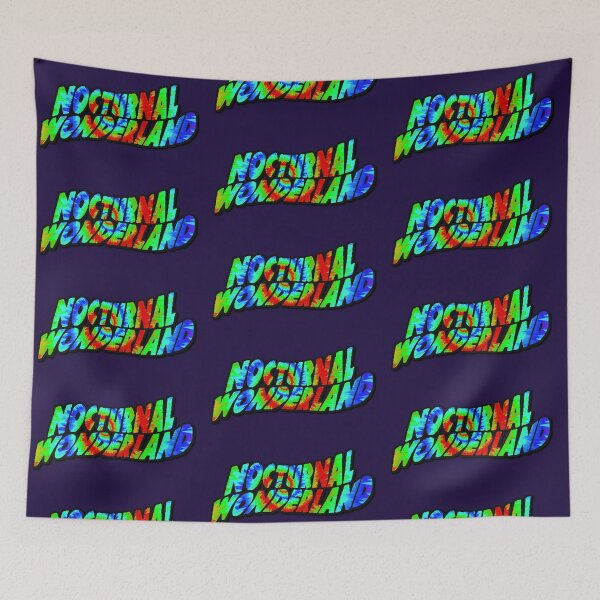 Item preview, Nocturnal Festival Tie Dye Rave Logo Merch Music Camping Art  designed and sold by FestDrip.