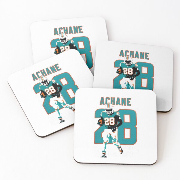 Item preview, De’Von Achane Dolphins #28 Minimalist Art designed and sold by TheArtOfCar.