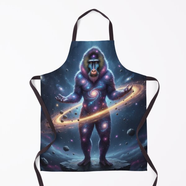 Item preview, Cosmic Mandrill - Nebula designed and sold by Cosmic Zoo.