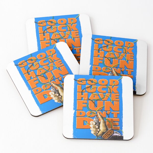 Item preview, Good Luck Have Fun Don't Die Action Cinematic Poster designed and sold by ironpalette.