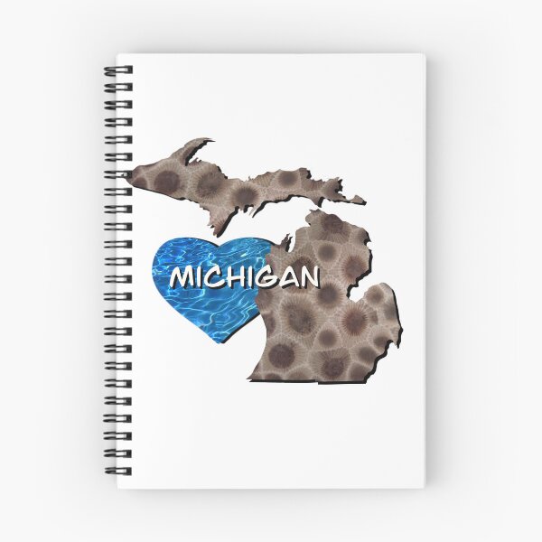 Item preview, Michigan Petoskey stone | Great Lake State | water pattern designed and sold by hollycooper.