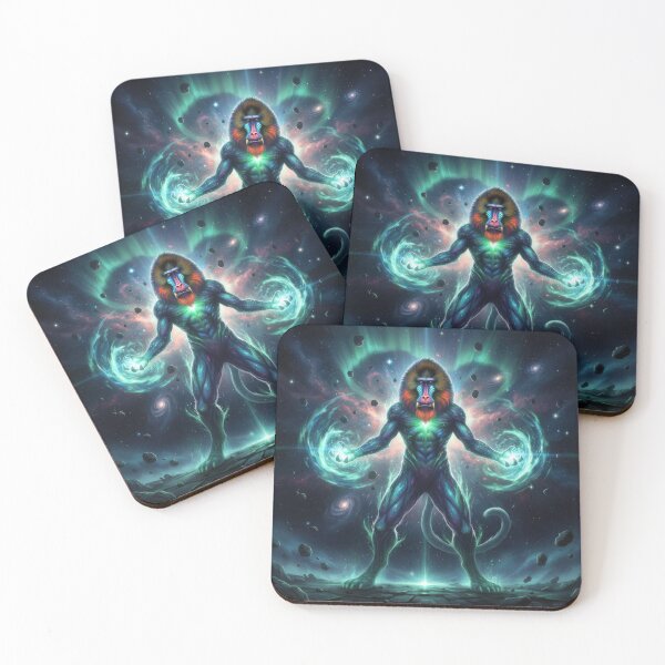 Item preview, Cosmic Mandrill - Gamma designed and sold by Cosmic Zoo.