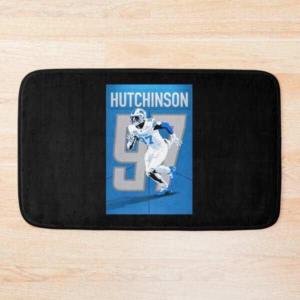 Item preview, Aidan Hutchinson Lions #97 Minimalist Silhouette Art designed and sold by TheArtOfCar.