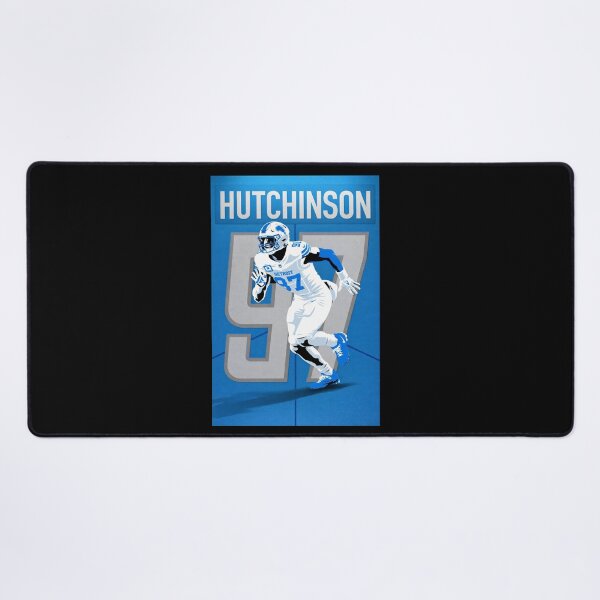 Item preview, Aidan Hutchinson Lions #97 Minimalist Silhouette Art designed and sold by TheArtOfCar.