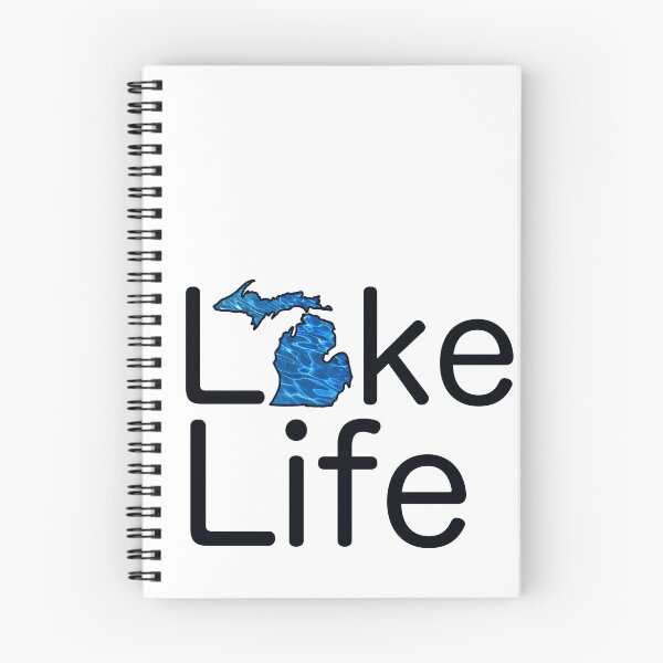 Item preview, Michigan lake life | smitten with the mitten | Great Lake State | water pattern designed and sold by hollycooper.