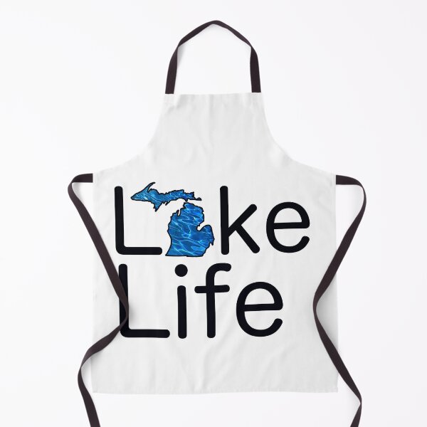 Item preview, Michigan lake life | smitten with the mitten | Great Lake State | water pattern designed and sold by hollycooper.