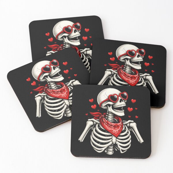 Item preview, Skeleton Valentine – Cool Skeleton with Sunglasses designed and sold by JaaCreativeShop.