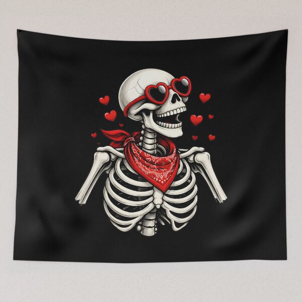 Item preview, Skeleton Valentine – Cool Skeleton with Sunglasses designed and sold by JaaCreativeShop.