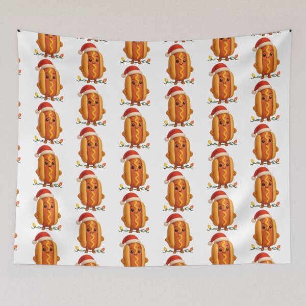 Item preview, Christmas Hot Dog designed and sold by Sillytoe.