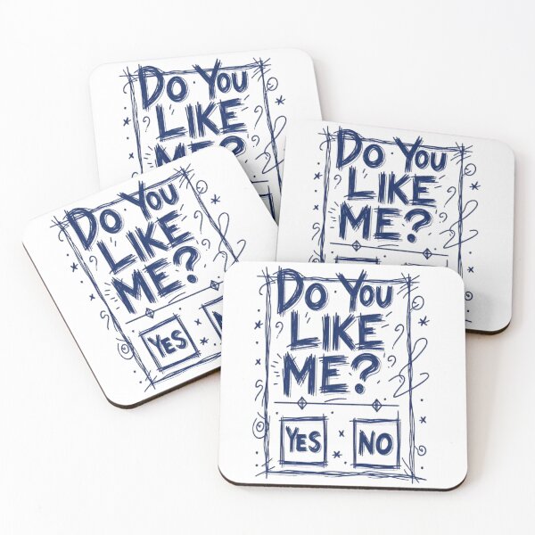 Item preview, Do You Like Me? Check Yes or No - 90s Handwritten Style designed and sold by RetroRascalStudio.