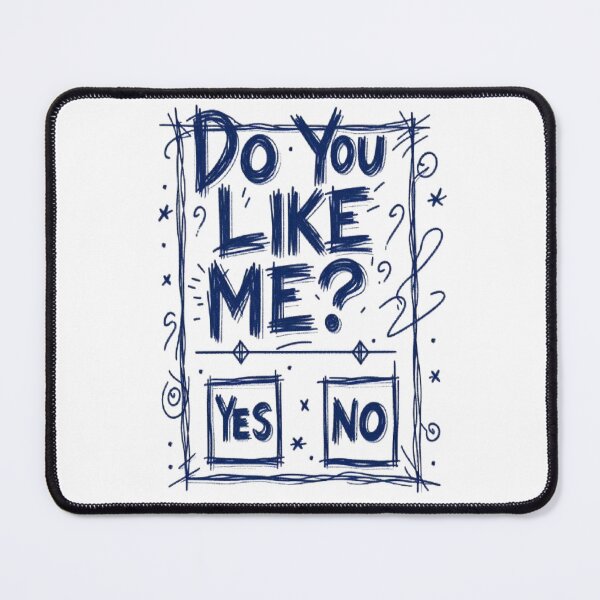 Item preview, Do You Like Me? Check Yes or No - 90s Handwritten Style designed and sold by RetroRascalStudio.