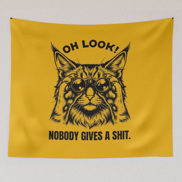 Item preview, Oh Look - Nobody gives a shit designed and sold by MMPrintsDesign.