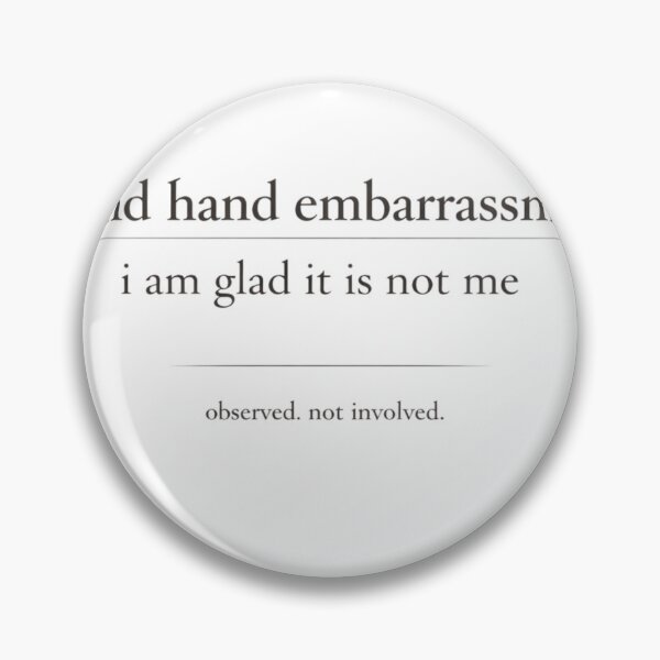 Item preview, Second Hand Embarrassment: I am glad it is not me designed and sold by Lovely Tanne 2001.