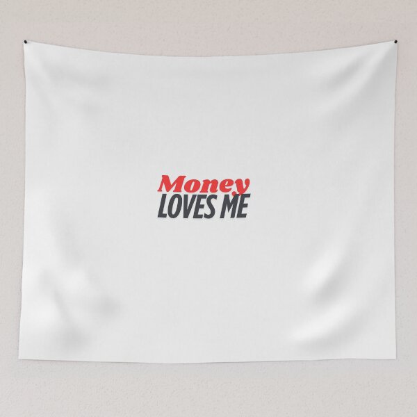 Item preview, Money Loves Me Manifestation Sticker designed and sold by CreativePallavi.