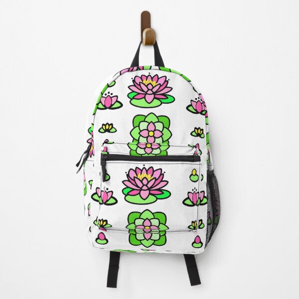 Item preview, Pink water lily pattern | pink floral pattern | lily pad pattern designed and sold by hollycooper.