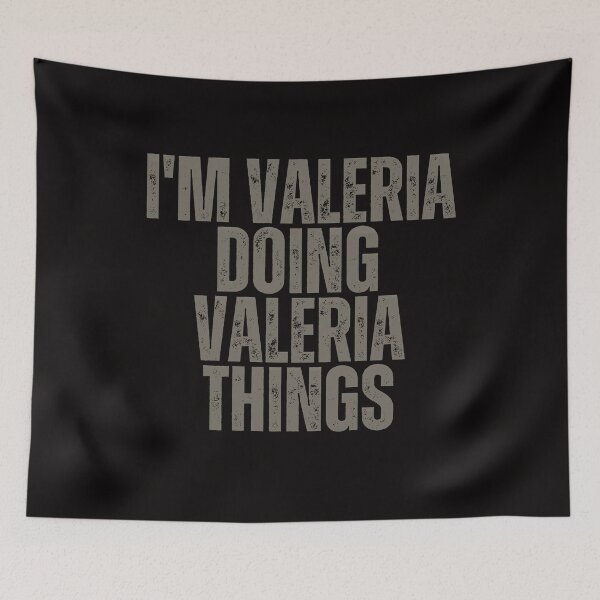 Item preview, I'M VALERIA DOING VALERIA THINGS Shirt Funny Christmas Gift Idea designed and sold by WeirdlyRare.