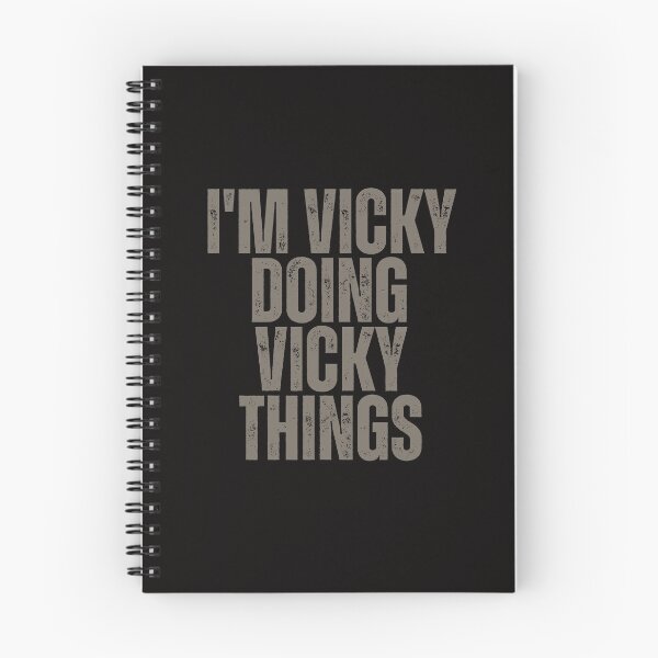Item preview, I'M VICKY DOING VICKY THINGS Shirt Funny Christmas Gift Idea designed and sold by WeirdlyRare.