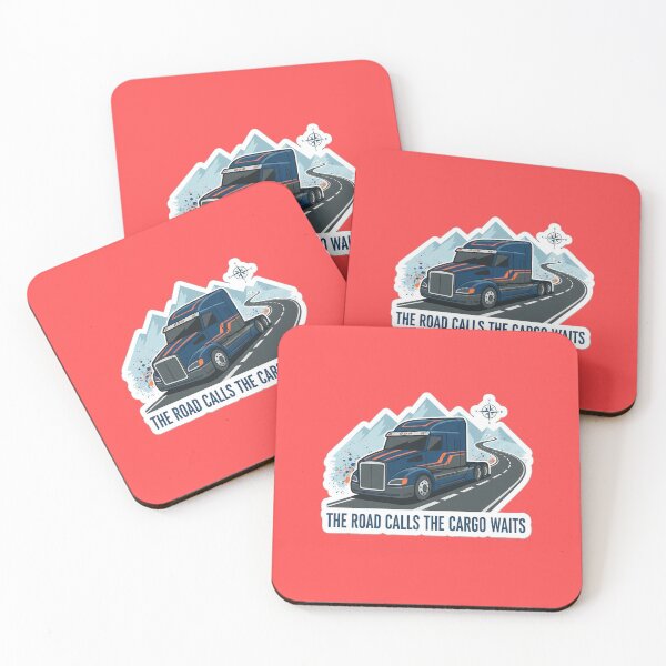 Item preview, The Road Calls Trucker Design designed and sold by BounoWorld.