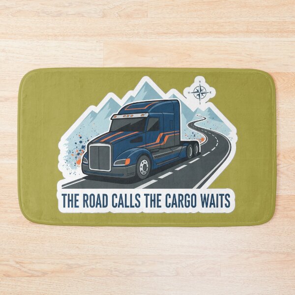 Item preview, The Road Calls Trucker Design designed and sold by BounoWorld.