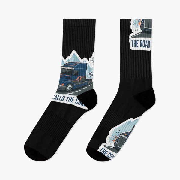Item preview, The Road Calls Trucker Design designed and sold by BounoWorld.