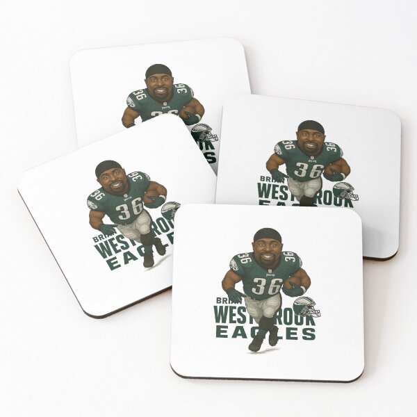 Item preview, Brian Westbrook Eagles Running Back Action Caricature designed and sold by TheArtOfCar.