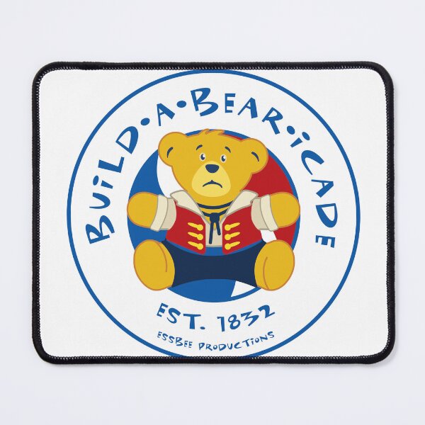 Item preview, Build-A-Bear-icade - Les Misérables Mashup (White) designed and sold by EssbeePrdctns.