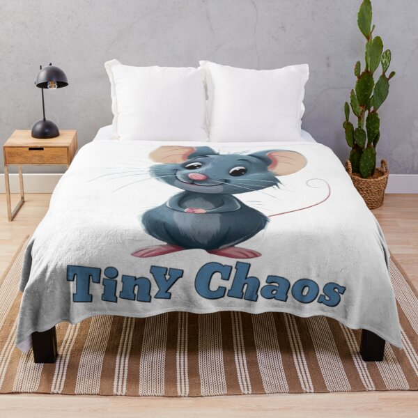 Item preview, Street Mouse Soft Chaos Collection – Tiny Chaos Cute Sarcastic Mouse Meme Illustration designed and sold by MiraLumeStudio.