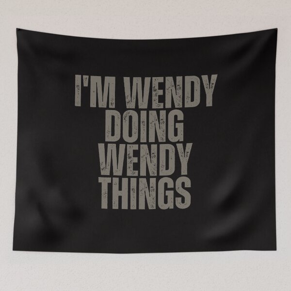 Item preview, I'M WENDY DOING WENDY THINGS Shirt Funny Christmas Gift Idea designed and sold by WeirdlyRare.