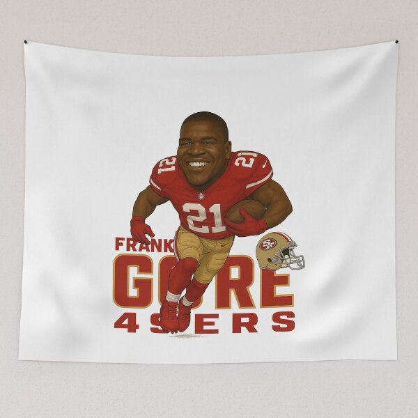 Item preview, Frank Gore 49ers Running Back Action Caricature designed and sold by TheArtOfCar.