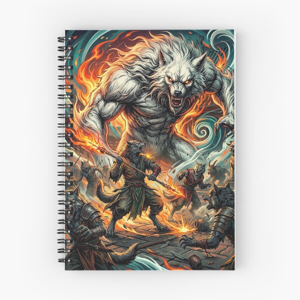 Item preview, Lingzuxi (Second Form) | Black Myth: Wukong Enraged Wolf Spirit Art designed and sold by Wild Pleg Promo.