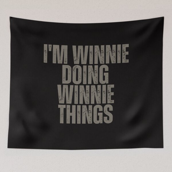 Item preview, I'M WINNIE DOING WINNIE THINGS Shirt Funny Christmas Gift Idea designed and sold by WeirdlyRare.