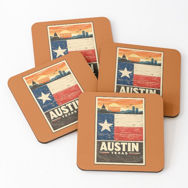 Item preview, Austin Texas designed and sold by Broken Antler Designs .