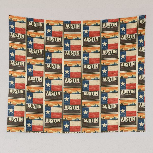 Item preview, Austin Texas designed and sold by Broken Antler Designs .