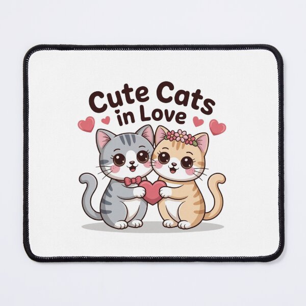 Item preview, Cute Cat in Love?? | Adorable Cat Lover Tee designed and sold by RALYSHOP.