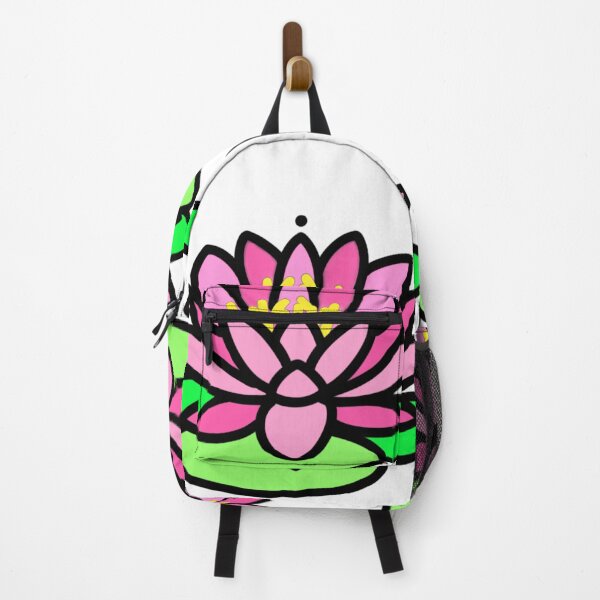 Item preview, Pink water lily illustration | pink floral | lily pad designed and sold by hollycooper.